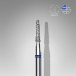 Diamond nail drill bit frustum blue EXPERT head diameter 1,8 mm / working part 8 mm