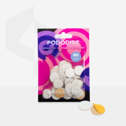 Disposable white files for pedicure disc PODODISC S EXPERT 80 grit (50 pcs)
