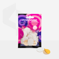 Disposable white files for pedicure disc PODODISC M EXPERT 180 grit (50 pcs)