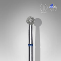 Diamond nail drill bit ball blue EXPERT head diameter 4 mm