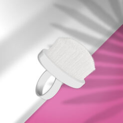 Finger ring manicure brush EXPERT 03 for dust removal mini (10 pcs)